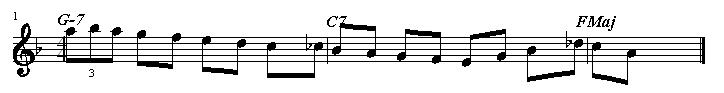 ii-v pattern for dominant